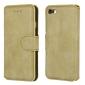 Matte Frosted Flip Leather Stand Wallet Case for iPhone SE 2020 / 7 4.7 inch - Light Green
