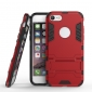 Slim Armor Shockproof Kickstand Protective Case for iPhone SE 2020 / 7 4.7inch - Red