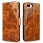 ICARER Genuine Oil Wax Leather 2in1 Flip Case + Back Cover For iPhone 7 Plus 5.5 inch - Brown