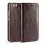 Crazy Horse Genuine Leather Flip Wallet Case for Huawei P10 Plus - Coffee - Click Image to Close