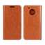 Crazy Horse Genuine Leather Wallet Case Stand For Motorola Moto G5 - Brown