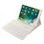 Removable Bluetooth Keyboard Leather Case for 10.5-inch iPad Pro - White