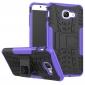 Hard and Soft TPU Hybrid Defender Kickstand Phone Case For Samsung Galaxy J7 Max - Purple - Click Image to Close