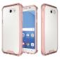 TPU Bumper with Clear Hard Acrylic Backplate Hybrid Case For Samsung Galaxy J3 Emerge - Rose gold