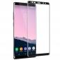 3D Curved Edge Full Coverage Tempered Glass Screen Protector for Samsung Galaxy Note 8 - Black - Click Image to Close