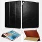 ICARER Vintage Genuine Leather Stand Folio Case For iPad Pro 12.9-inch 2017 - Black