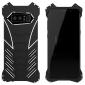 R-just Aluminum Alloy Metal Shockproof Case For Samsung Galaxy Note 8 - Black - Click Image to Close