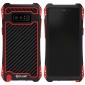 R-just Powerful Shockproof Dirt Proof Metal Aluminum Case for Samsung Galaxy Note 8 - Black&Red - Click Image to Close