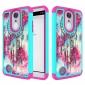 Tough Protective Rubber Bumper Shockproof Hybrid Phone Case For LG Aristo MS210 - Dream Catcher - Click Image to Close
