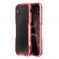 Aluminium Alloy Metal Bumper Case for iPhone XS / X - Red