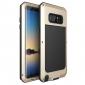 Aluminum Metal Shockproof Heavy Duty Cover Case for Samsung Galaxy Note 8 - Gold