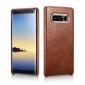 ICARER Genuine Real Leather Back Case Cover For Samsung Galaxy Note 8 - Brown