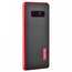 Aluminum Metal Bumper Frame Case+Carbon Fiber Back Cover For Samsung Galaxy Note 8 - Red&Black - Click Image to Close