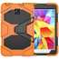 Hybrid Kickstand Shockproof Impact Resistant Rugged Armor Case For Samsung Galaxy Tab E 8.0 - Orange
