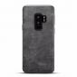 Luxury PU Leather Shockproof Slim Case Cover For Samsung Galaxy S9+ Plus - Dark Gray