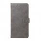 Crazy Horse Leather Flip Case Wallet With Card Holder for Huawei P20 - Grey - Click Image to Close