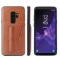 Leather Slim Back Cover with Credit Card Slot for Samsung Galaxy S9+ Plus - Brown