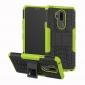 Case For LG G7 ThinQ Rugged Armor Shockproof Hybrid Kickstand Phone Cover - Green - Click Image to Close