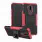 Case For LG G7 ThinQ Rugged Armor Shockproof Hybrid Kickstand Phone Cover - Hot pink - Click Image to Close