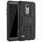 Case For LG K30 / K10 2018 Rugged Armor Defender Kickstand Phone Cover - Black