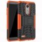 Case For LG K30 / K10 2018 Rugged Armor Defender Kickstand Phone Cover - Orange