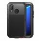 Metal Armor Shockproof Case Aluminum Cover For HUAWEI P20 Lite - Black - Click Image to Close