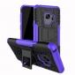 Rugged Armor Shockproof Kickstand Plastic Cover Case For Samsung Galaxy S9 - Purple