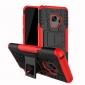 Rugged Armor Shockproof Kickstand Plastic Cover Case For Samsung Galaxy S9 - Red