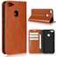For Huawei Honor 10 Lite Crazy Horse Genuine Leather Case Flip Stand Card Slot - Brown - Click Image to Close