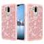 Glitter Sparkly Bling Shockproof Hybrid Defender Armor Protective Case for LG G7 ThinQ - Rose gold - Click Image to Close