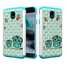 Luxury Glitter Bling Diamond Design Hybrid Protective Phone Case For Samsung Galaxy J7 (2018) - Owl
