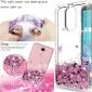 For LG Stylo 4,Q Stylus,Stylo 4 Plus Quicksand Glitter Sparkly Bling Cute Liquid Soft Bumper Protective Cover - Click Image to Close