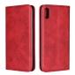 For iPhone XS Max Leather Flip Magnetic Wallet Card Stand Case Cover - Red