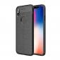 For iPhone XS Max Flexible TPU Slim Protective Back Cover Case - Black