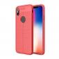 For iPhone XS Max Flexible TPU Slim Protective Back Cover Case - Red