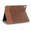 Cross Pattern Stand Smart Leather Case for iPad Pro 12.9" 2018  - Brown