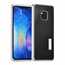 Shockproof Aluminium Metal Carbon Case for Huawei Mate 20 Pro - Black&Silver