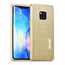 Shockproof Aluminium Metal Carbon Case for Huawei Mate 20 Pro - Gold