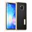 Shockproof Aluminium Metal Carbon Case for Huawei Mate 20 Pro - Gold&Black