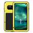 LOVE MEI For Samsung S10 Plus Aluminum Metal+Gorilla Glass Military Case Cover - Yellow