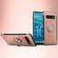 Magnetic Car Holder Ring Stand Soft TPU Case Cover for Samsung Galaxy S10 Plus - Rose Gold