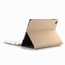 For iPad Mini 5 Ultra-thin Detachable Bluetooth Wireless Keyboard Stand Leather Case - Gold