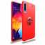 For Samsung Galaxy A50 Shockproof Magnet Ring Holder Stand Case Cover - Red