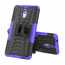 For Nokia 2.1 Heavy Duty Rugged Hybrid Armor PC+TPU Shockproof Cover Case - Purple