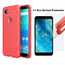For Google Pixel 3a XL Case With Screen Protector ShockProof TPU Cover Red