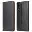 For Samsung Galaxy A70 Stand Flip Leather Case - Black