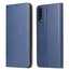 For Samsung Galaxy A70 Stand Flip Leather Case - Blue