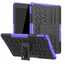 For iPad 10.2" 7th 8th Gen Hybrid Shockproof Rugged Hard PC Case Cover w/ Stand - Purple