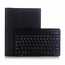 For iPad 7th 8th 9th Gen 10.2" 2 in 1 ABS Ultra-thin Bluetooth Keyboard Leather Case - Black