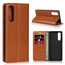 For Sony Xperia 5 Genuine Leather Wallet Flip Case Stand Cover - Click Image to Close